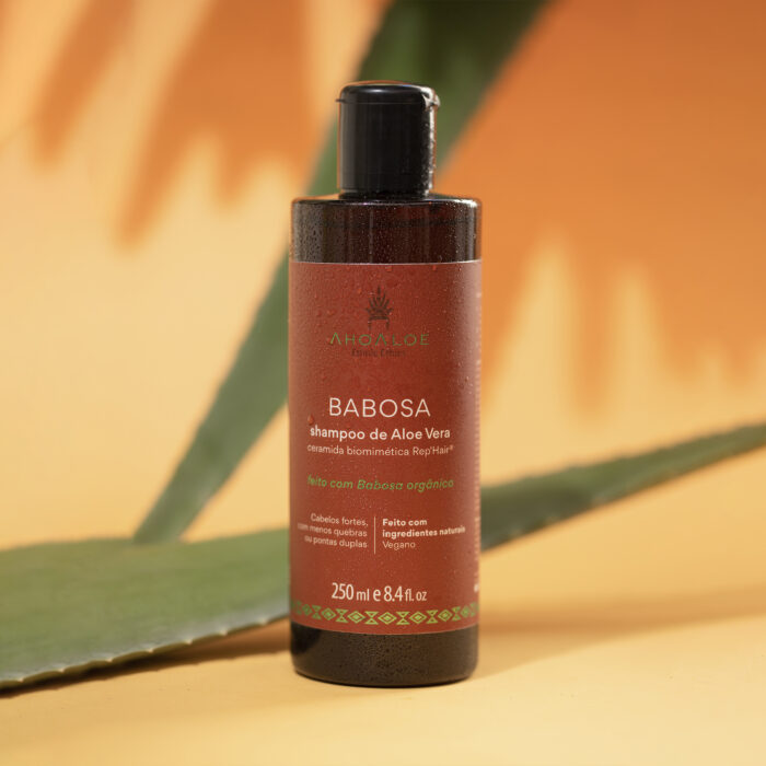 Shampoo de Aloe Vera BABOSA - Ceramida Biomimética - 250ml - Imagem 7