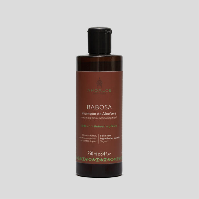 Shampoo de Aloe Vera BABOSA - Ceramida Biomimética - 250ml - Imagem 1