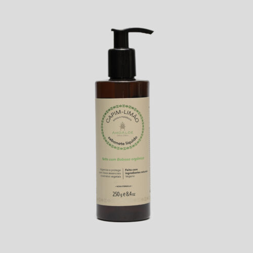 Sabonete Líquido de Aloe Vera CAPIM-LIMÃO - 250g - Arnica e Melaleuca