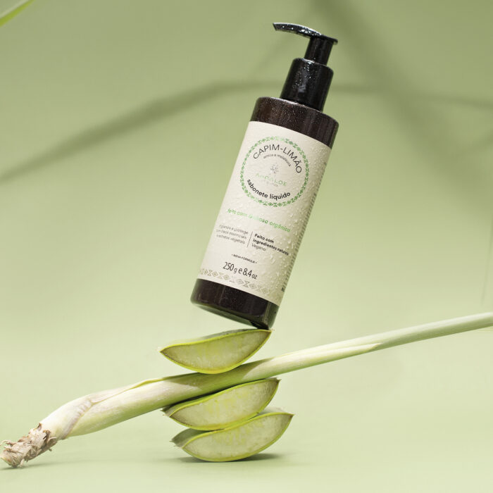 Sabonete Líquido de Aloe Vera CAPIM-LIMÃO - 250g - Arnica e Melaleuca - Imagem 6