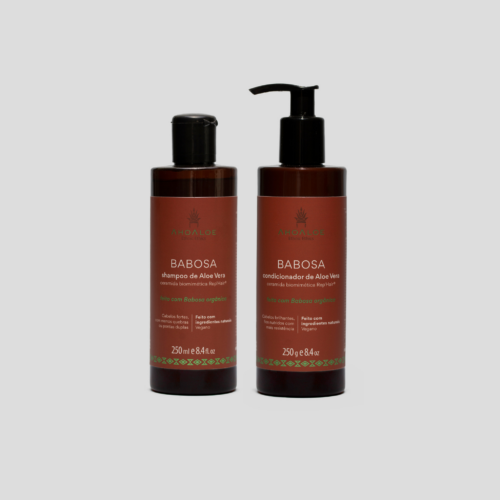 Kit Shampoo e Condicionador BABOSA - Ceramida Biomimética - 2x 250ml